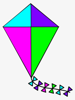 Kite Clipart Diamond - Free Clip Art Kite #1879241