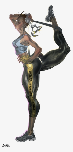 Resized To 35% Of Original - Sfv Akiman Chun Li - Free Transparent PNG ...