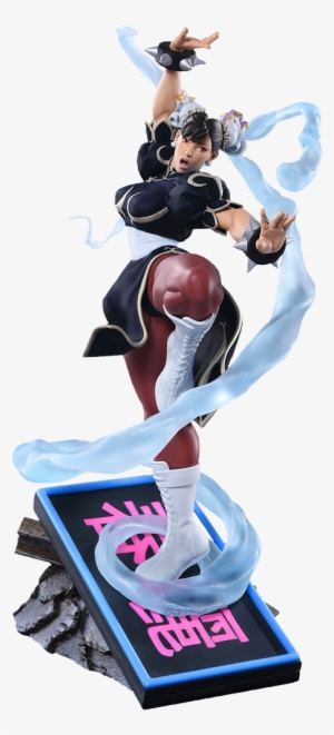 Chun Li V Trigger Player 2 Black Statue - Street Fighter V - Chun Li V-trigger 17" 1:6 Scale #1879704
