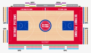 Tap Seating Chart To View Larger - Little Caesars Arena Pistons Seating Chart #1880460