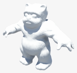 Started On Scultping The Body Of The Ewok To Get The - Sculpture #1880626