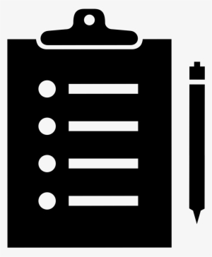 Free Icons Png - Survey Icon White Png #1881145