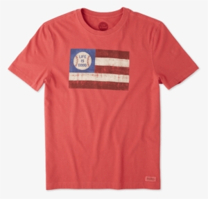 Men's Baseball Flag Crusher Tee - Shirt #1881209