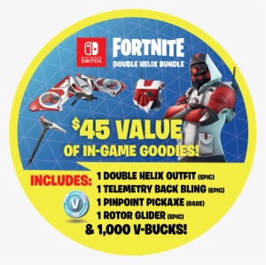 Nintendo Switch Fortnite Double Helix Bundle, Gray, - Fortnite #1882091