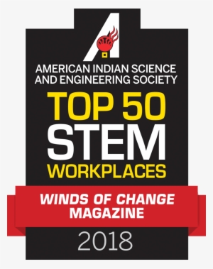 Top 50 Stem Workplaces Winds Of Change Magazine Logo - American Indian Science And Engineering Society #1882486