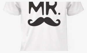 Gift For Married Couples Unique Gift Ideas For Anniversary - T Shirt Moustache Couple #1882695