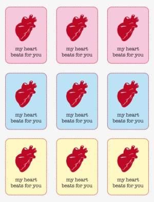 Valentineprintables Myheartbeatsforyou Multicolors #1883170