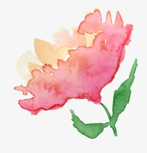 Transparent Ornamental Material For The Yellow Heart - Watercolor Painting #1883171