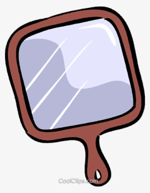 Hand Mirror Royalty Free Vector Clip Art Illustration - Clip Art #1883220