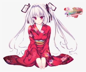 Girl In Kimono Png #1883730