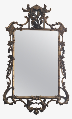 Chinese Chippendale Style Hand-carved Antique Gold #1883840