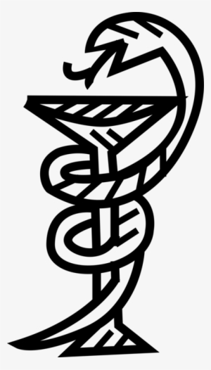 Vector Illustration Of Rod Of Asclepius Symbol For - Rod Of Asclepius #1883950