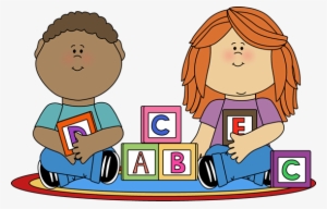 Kids Reading Together Clipart #1884684