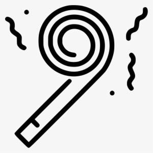 Party Whistle Png - Birthday Hat Icon Transparent #1884857