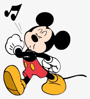 Mickey Mouse Whistling 미키 마우스 아트, 디즈니 아트, 월트 디즈니, 귀여운 - Mickey Mouse Coloring Pages #1885064