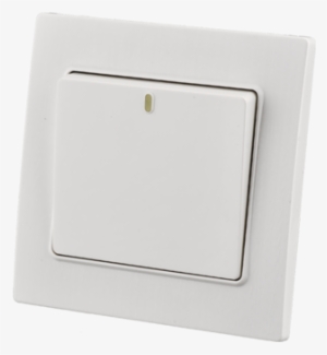 1 Gang Modern Light Switch - Plastic #1885679