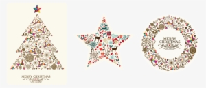 Christmas Stickers Up Close V=1478830685 - Rainbow Wreath Christmas Cards #1886256