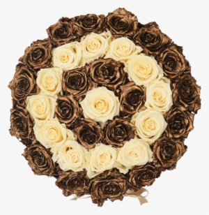 Orb Grand Gold And Champagne Rows Roses - Illustration #1886803