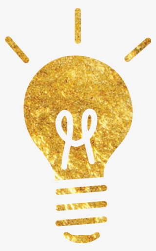 When You Install A Chandelier In The Middle Of The - Gold Bulb Png #1886926