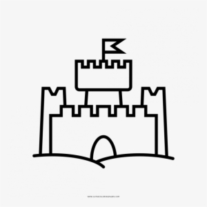 Sandcastle Coloring Page - Illustration #1887027