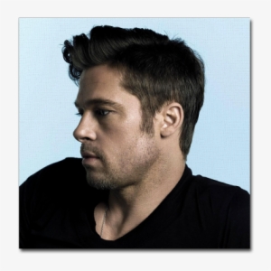 Brad Pitt Three Canvas Print - Brad Pitt #1889019