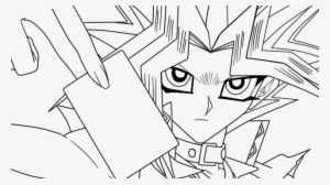 Yugioh Png Stock - Yu Gi Oh Lineart #1889238