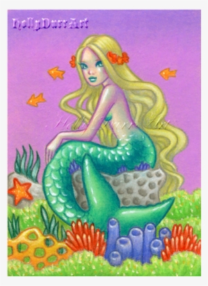 Original Mermaid Art - Drawing #1889256