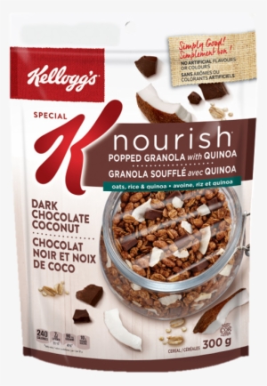 Special K Nourish* Dark Chocolate Coconut Popped Granola - Special K Nourish Granola #1889258