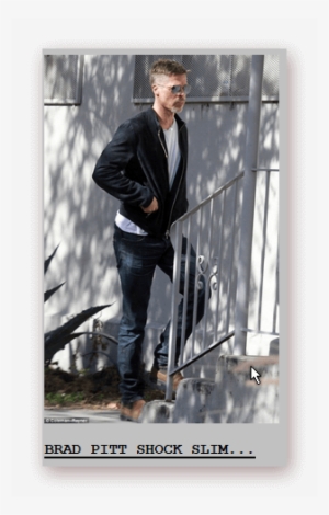 The Wicked Man Will See And Be Vexed, He Will Gnash - Brad Pitt After Divorce Skinny #1889366