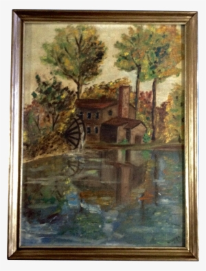 Susanna, Old Waterwheel Mill Oil Painting Painted On - Canvas #1889734