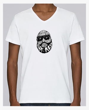 T Shirt V Neck Men Stanley Relaxes Rick Ross Head By - T-shirt #1889858