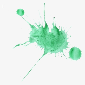 16 Green Watercolor Splatter - Transparent Mint Watercolor Splash #1890037