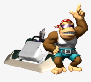 Banner Transparent Library Afro Clipart Funky - Funky Kong Mario Kart Wii #1890083