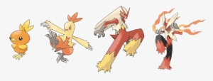 Torchic > Combuskin > Blaziken > Mega Blaziken - Mega Evoluciones Pokemon Y #1890745