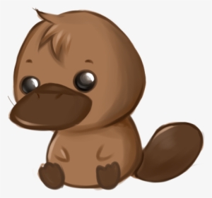 Platypus Whoaaa By Rey - Cute Cartoon Platypus #1890919