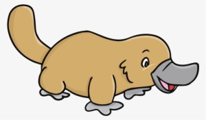 Platypus Clip Art - Duck Billed Platypus Clipart #1890989