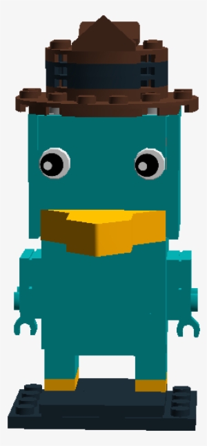 Phineas And Ferb, Perry The Platypus Brickheadz - Phineas And Ferb #1891287