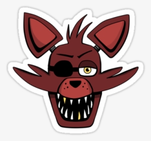 Fnaf Five Nights At Freddy's Stickers For Sale At Redbubble - Five Nights At Freddy's Foxy Face #1892080 Fnaf Five Nights At Freddy's Stickers For Sale At Redbubble - Five Nights At Freddy's Foxy Face #1892080