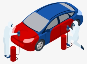 Paint Booth With Air Line - Car Repair Clip Art Png #1892082