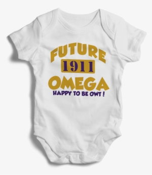 Baby Omega Psi Phi Onesie - Kappa Alpha Psi Baby Clothes #1892926