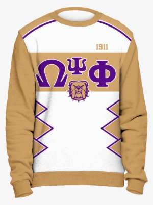 Omega Psi Phi Initials And Year Gold Sweatshirt - Sweatshirt #1893195