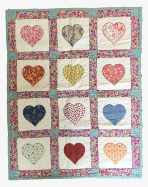 Premium Quilt - Pink Hearts #1893262 Premium Quilt - Pink Hearts #1893262