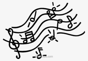 Notas Musicais Livre De Direitos Vetores Clip Art Ilustração - Music Note Transparent Background #1893653