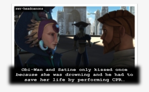 Satine Remembers Distinctively Because She Was Awake - Obi Wan And Satine #1894276