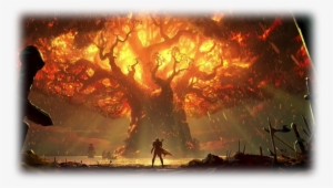 Itburns - Sylvanas Burning World Tree #1894278