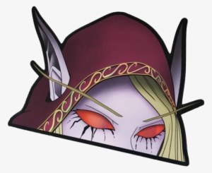 *holographic* Sylvanas Windrunner Peeker - Cartoon #1894334