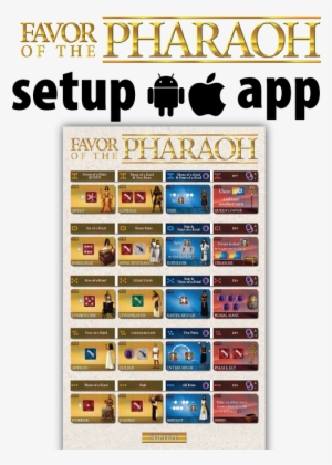 Favor Of The Pharaoh Setup App - Bezier Games Favor Of The Pharaoh #1894387