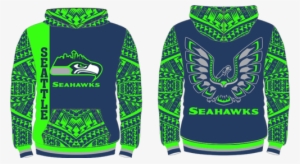 ) ***youth Sizes** Seattle Seahawks Dri Fit Hoodie - Nfl Seattle Seahawks 5-piece Long Jersey Drapes Valance #1894979