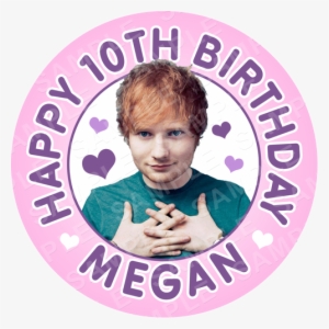 Ed Sheeran Edible Cake Topper - Excited Ed Sheeran Mask By Rapmasks #1896080