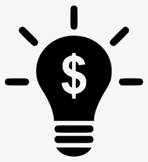Light Bulb Idea Finance Money - Sunset Icon Png #1896506